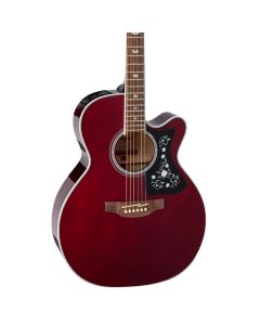 Takamine GB-GN75CE-WR Semi Acoustic Guitar with Bag – Wine Red