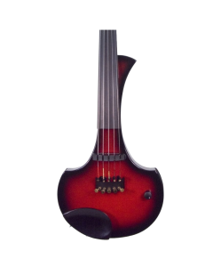 Cantini Earphonic 5-String Electric Violin with MIDI, Red/Black Sunburst