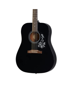 Epiphone Starling Dreadnought Acoustic Guitar – Ebony (EASTAREBCH1)