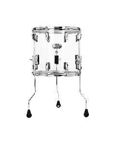 Pearl CRB1615F/C #730 Crystal Beat Floor Tom 16" x 15" – Ultra Clear Finish