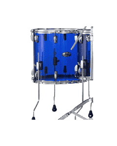 Pearl CRB1615F/C #742 Crystal Beat Floor Tom 16" x 15" – Blue Sapphire Finish