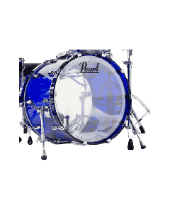 Pearl CRB2216BX/C #742 Crystal Beat Bass Drum 22" x 16" – Blue Sapphire Finis
