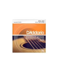 D'Addario EJ15 Phosphor Bronze Extra Light Acoustic Strings