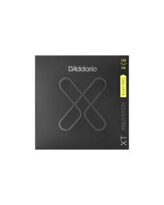 D'Addario XTE0946 XT Nickel Plated Steel Electric Guitar Strings Super Light Top/Regular Bottom