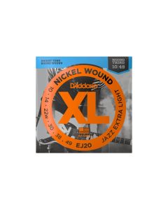 D'Addario EJ20 Jazz Extra Light XL Nickel Wound Strings