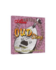 Alice AOD-121 Clear Nylon Silver-Plated Copper Wound, 12-Strings Oud Strings