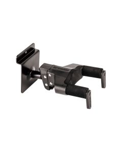 Hercules GSP39SB PLUS AUTO GRIP SYSTEM (AGS) GUITAR HANGER, STEEL WALL MOUNT, SHORT ARM