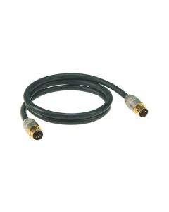 Klotz MID-010 MIDI Cable - 1M Black 