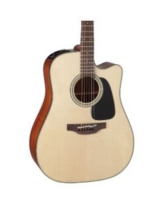 Takamine P2DC Dreadnought Cutaway Acoustic-Electric Natural Guitar with Case