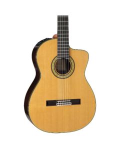 Takamine TH5C Electric Acoustic Classical Natural Guitar with Case